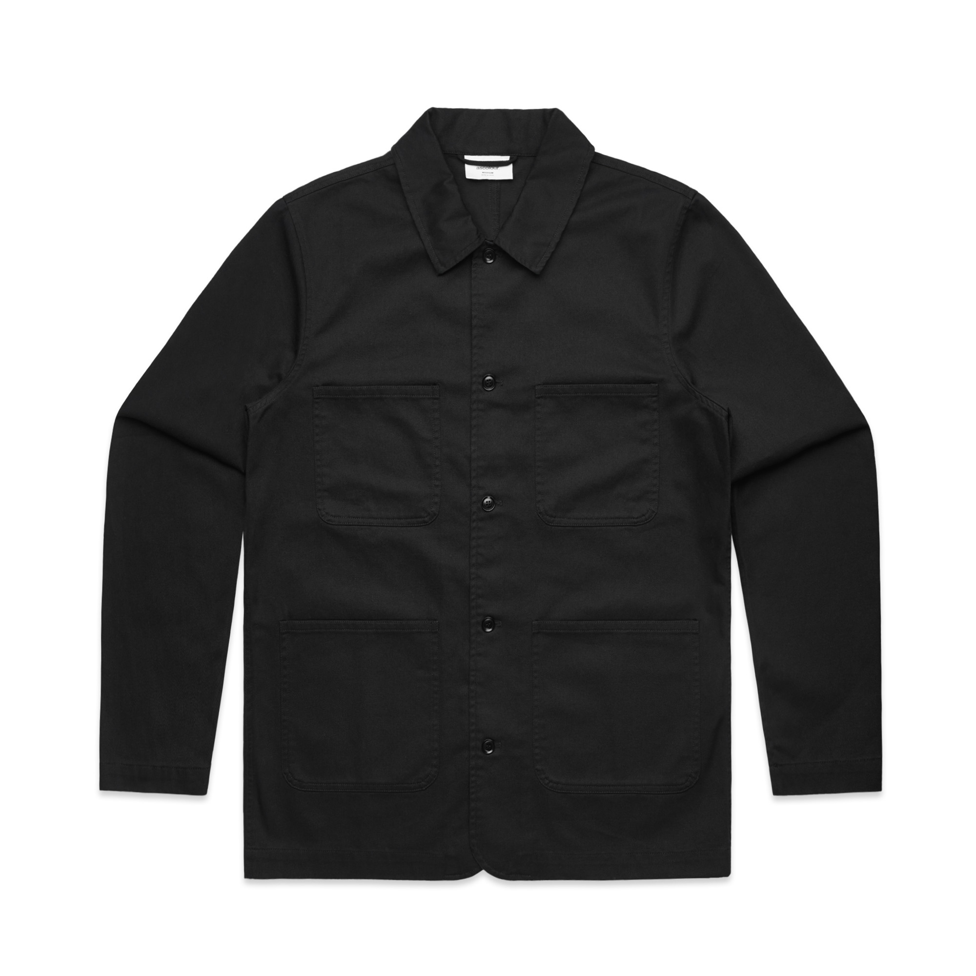 Studio Work Jacket in Ink black